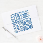 ポルトガルの青いタイル2 スクエアシール (封筒)