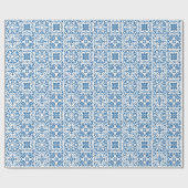 ポルトガルの青いタイル2 ラッピングペーパー (フラット)