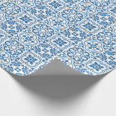 ポルトガルの青いタイル2 ラッピングペーパー (角)