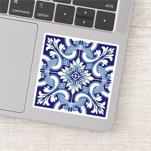 ポルトガルの青いタイル シール (詳細)