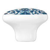 ポルトガルの青いタイル セラミックノブ (側面)