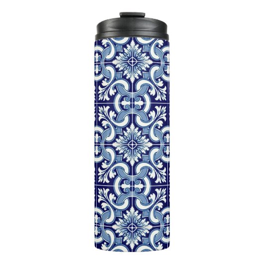 ポルトガルの青いタイル タンブラー (正面)