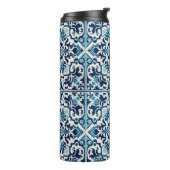 ポルトガルの青いタイル タンブラー (回転左)
