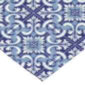 ポルトガルの青いタイル テーブルクロス (アングル)