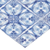ポルトガルの青いタイル テーブルクロス (アングル)