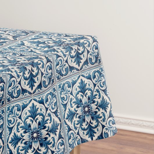 ポルトガルの青いタイル テーブルクロス (インサイチュ)