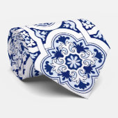 ポルトガルの青いタイル ネクタイ (ロール)