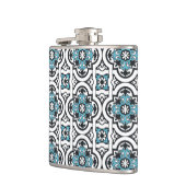 ポルトガルの青いタイル フラスク (左)