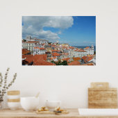 ポルトガルの首都のシティビュー，リスボン ポスター (キッチン)