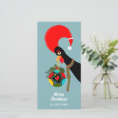 ポルトガルの鶏のクリスマスのオリーボーブル シーズンカード (スタンド正面)