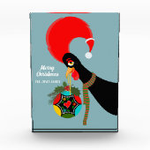 ポルトガルの鶏のクリスマスのオリーボーブル フォトブロック (正面)