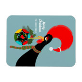 ポルトガルの鶏のクリスマスのオリーボーブル マグネット (横)