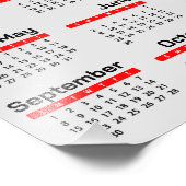 ポルトガルの鶏のクリスマスカレンダー2024 フォトプリント (角)