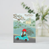 ポルトガルの鶏のクリスマスフェスティバル乗り シーズンポストカード (スタンド正面)