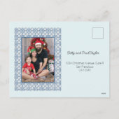 ポルトガルの鶏のクリスマスフェスティバル乗り シーズンポストカード (裏面)