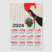 ポルトガルの鶏のクリスマス2024カレンダー (正面)