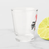 ポルトガルの鶏のホリークリスマスボーブル ショットグラス (左)