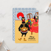 ポルトガルの鶏はキングケーキが大好きだ カード (正面/裏面インサイチュ)