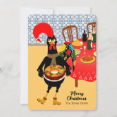 ポルトガルの鶏はキングケーキが大好きだ カード (正面)