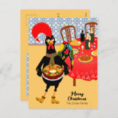 ポルトガルの鶏はキングケーキが大好きだ シーズンポストカード (正面/裏面)