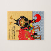 ポルトガルの鶏はキングケーキが大好きだ ジグソーパズル (横)