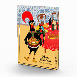 ポルトガルの鶏はキングケーキが大好きだ フォトブロック