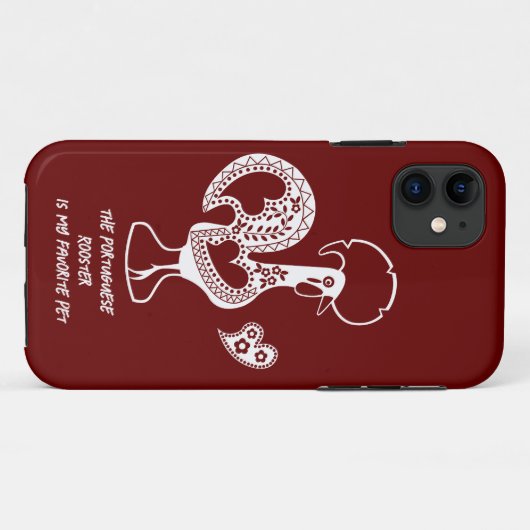 ポルトガルの鶏は私のペットお気に入りのだ Case-Mate iPhoneケース (裏面(横))