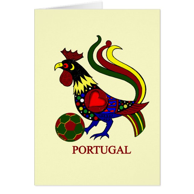 ポルトガルのbarcelos "galo" jogador de futebol (正面)