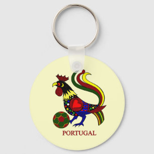 ポルトガルのbarcelos "galo" jogador de futebol キーホルダー