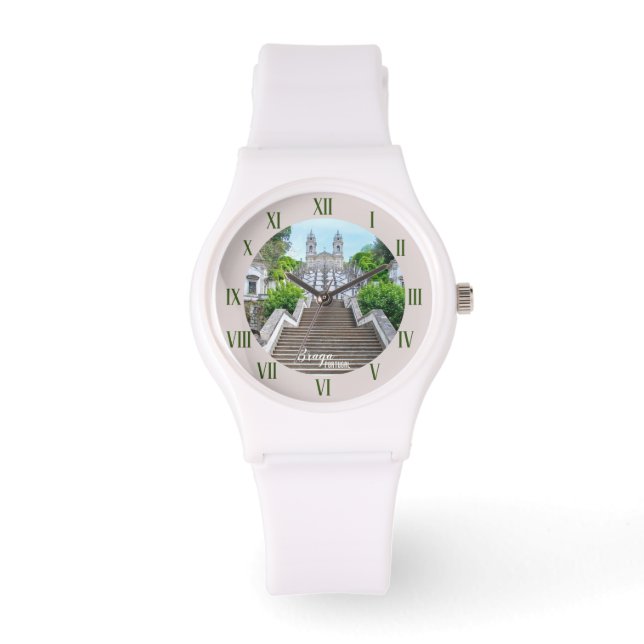 ポルトガルのBom Jesus de Braga Catholic Sanctuary 腕時計 (正面)