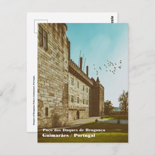 ポルトガルのBraganza Palace, Guimaraesのドゥーク。 ポストカード (正面/裏面)