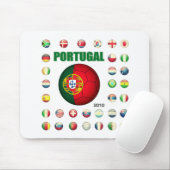 ポルトガルのTシャツD7 マウスパッド (マウス)