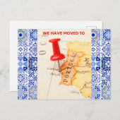 ポルトガルはがきに引越した ポストカード (正面/裏面)