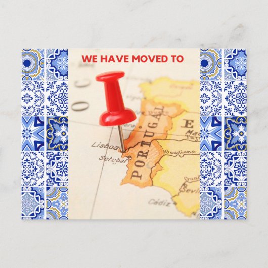 ポルトガルはがきに引越した ポストカード (正面)