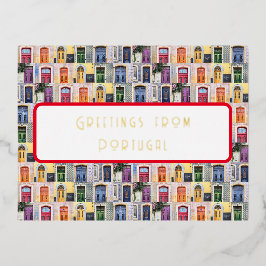 ポルトガルはがき 箔シーズンポストカード