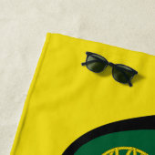 ポルトガルはカスタムな文字のビーチタオルを影で覆います ビーチタオル (インサイチュ)