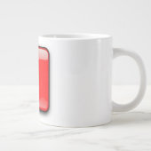 ポルトガルは旗を磨きました ジャンボコーヒーマグカップ (右)