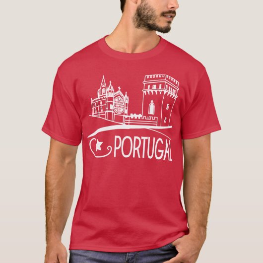 ポルトガルへようこそ Tシャツ (正面)
