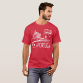 ポルトガルへようこそ Tシャツ (正面フル)