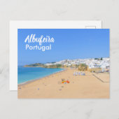 ポルトガルアルブフェイラビーチインザアルガルヴェ ポストカード (正面/裏面)