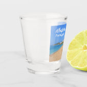 ポルトガルアルブフェイラビーチインザアルガルヴスミナリー ショットグラス (左)