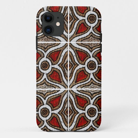 ポルトガルインスパイアのアズレホスによる抽象芸術 Case-Mate iPhoneケース (裏面)
