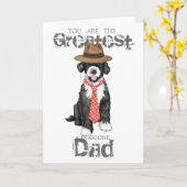 ポルトガルウォータードッグパパ カード (黄色い花)