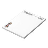 ポルトガルウォータードッグパパ ノートパッド (回転)