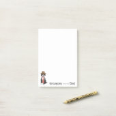 ポルトガルウォータードッグパパ ポストイット (デスク上)