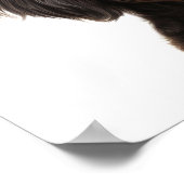 ポルトガルウォータードッグパーソナライズされたプリント ポスター (角)