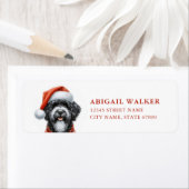 ポルトガルウォータードッグ差出人住所ラベル ラベル (インサイチュ)