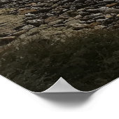 ポルトガルウォールアートビーチバケーションスーベリーフォト ポスター (角)