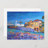 ポルトガルカスカイスシースケープ ポストカード (正面/裏面)