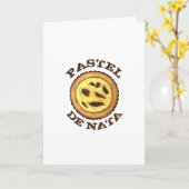 ポルトガルカスタードエッグタルトパステルパステーデナタ カード (黄色い花)